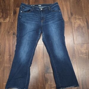 EVRI Women's Dark Blue Boot Cut Jeans